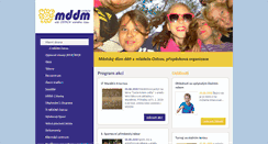 Desktop Screenshot of mddmostrov.cz